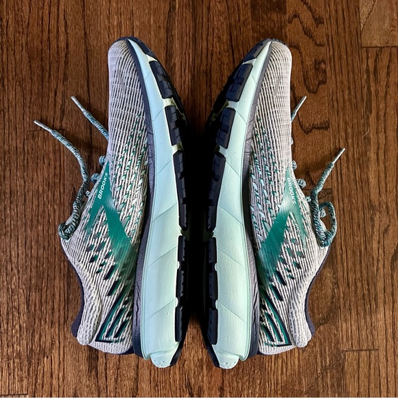 Brooks Ghost 13 Women’s Running Shoe in Grey/Navy/Parasailing - Size 9.5 - Picture 5 of 15